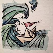 225x225 image result for paper boat drawing fairytale boat drawing - Paper Boat Drawing
