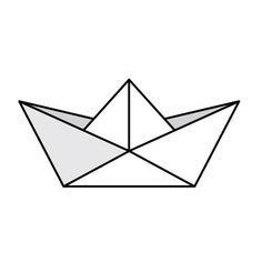 236x236 Image Result For Paper Boat Line Drawing Accd Wall Graphic - Paper Boat Drawing