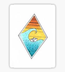 210x230 Paper Boat Drawing Stickers Redbubble - Paper Boat Drawing