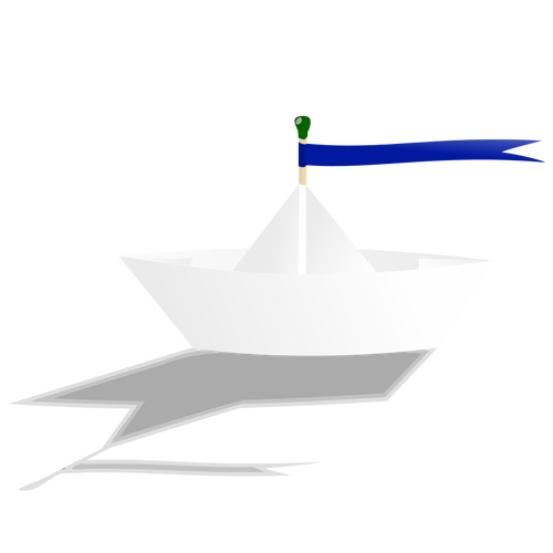 500x500 Paper Boat Vector Drawing - Paper Boat Drawing