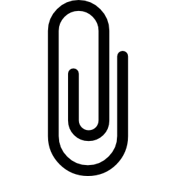 256x256 Paper Clip Drawing Vector - Paper Clip Drawing