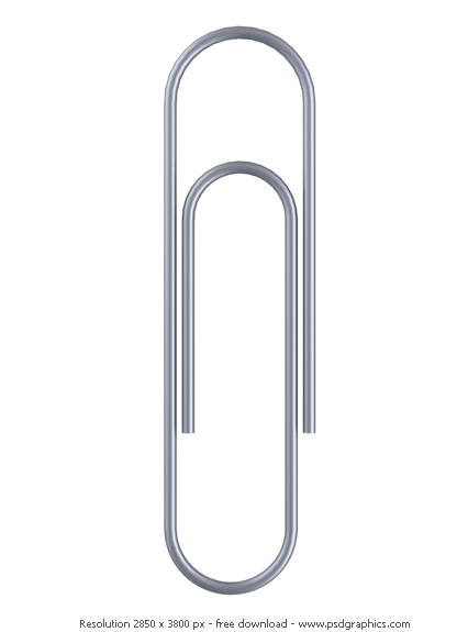 426x575 Paper Silver Clip Per Box - Paper Clip Drawing