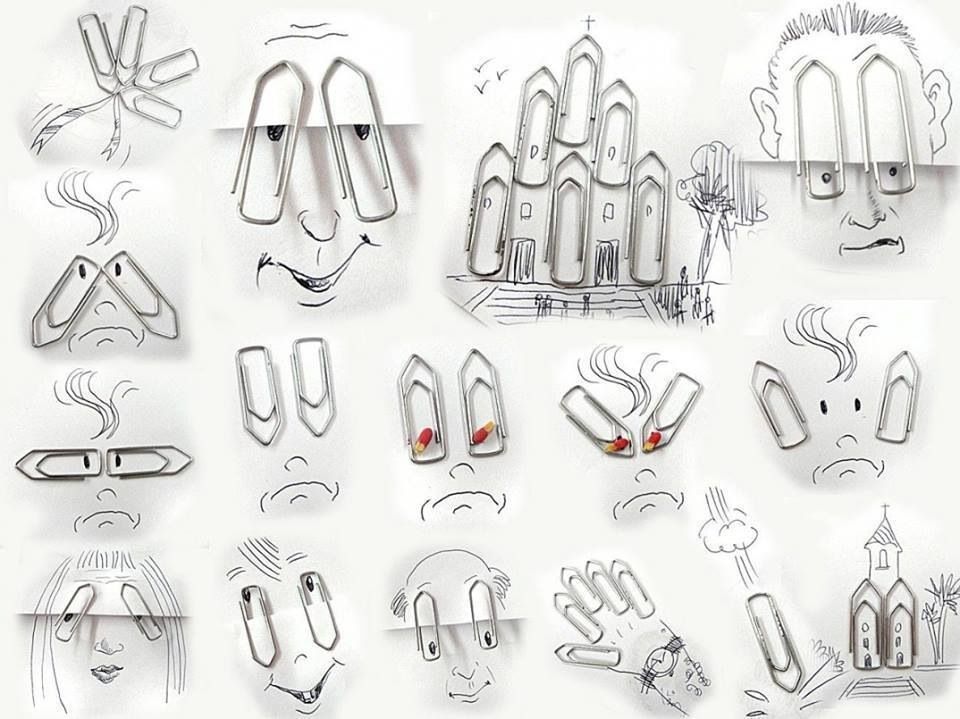 Paper Clip Drawing at Explore collection of Paper Clip Drawing