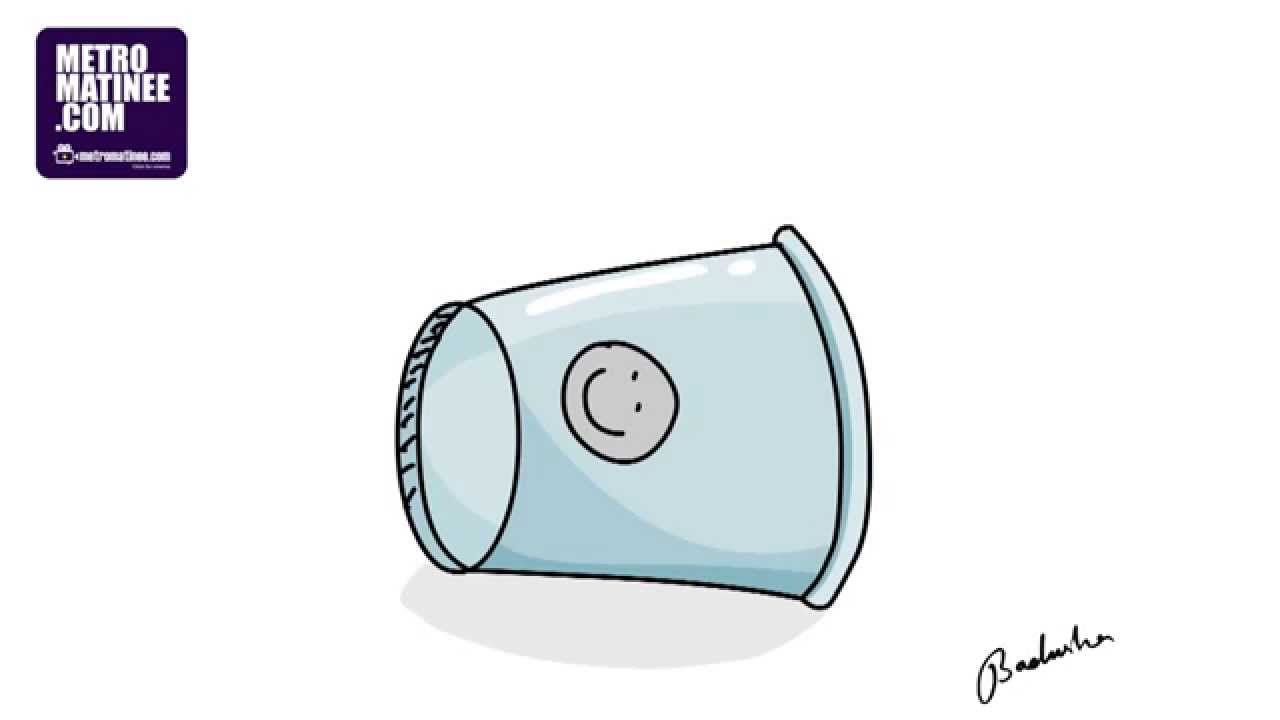 1280x720 how draw paper cup - Paper Cup Drawing