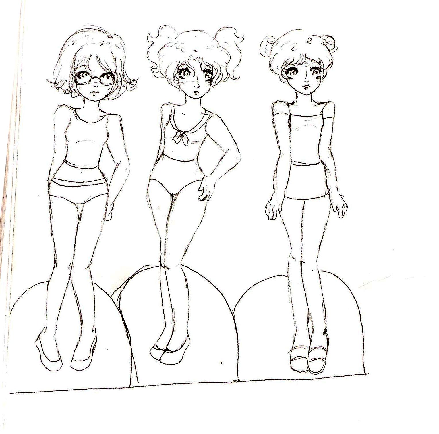 1529x1512 drawing paper dolls - Paper Doll Drawing