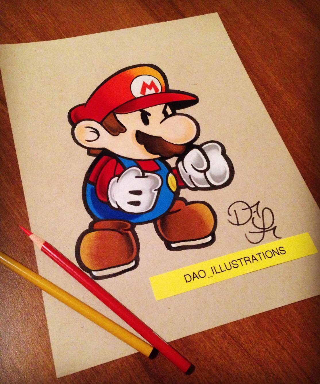 1114x1334 Paper Mario Drawing - Paper Mario Drawing
