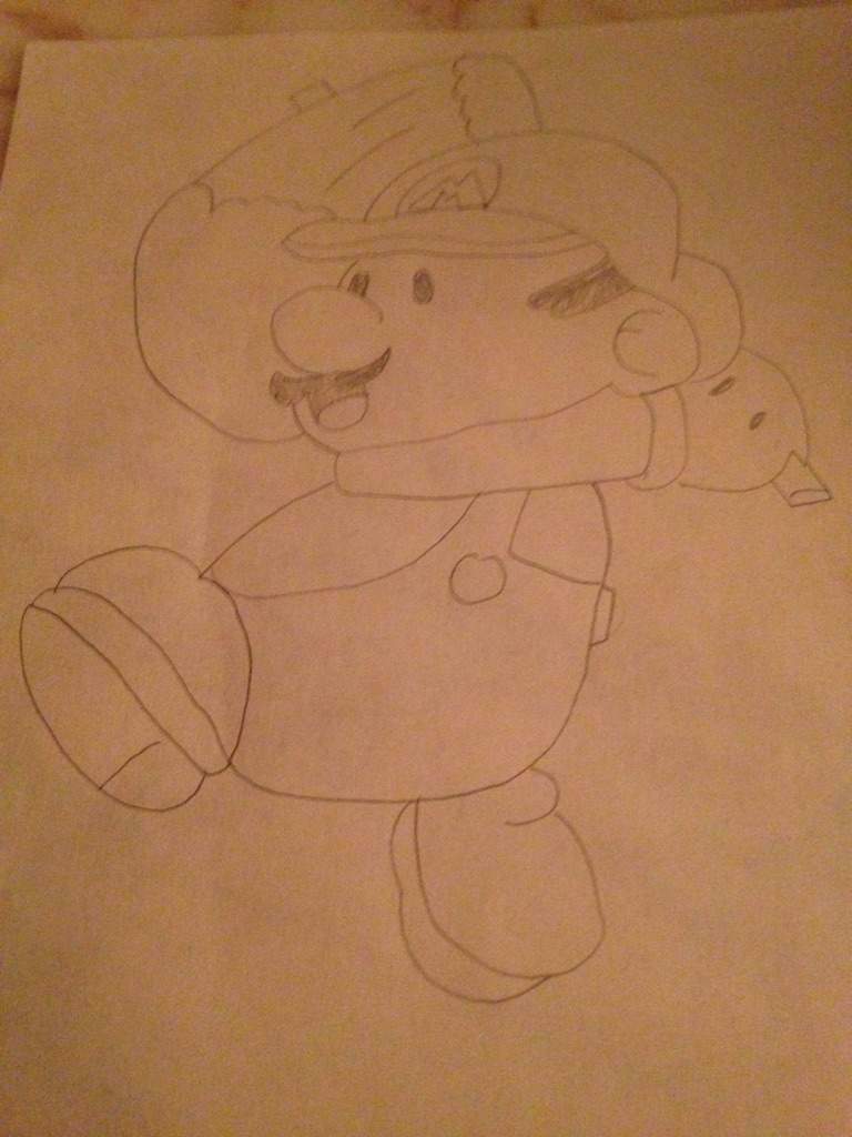 768x1024 paper mario drawing! mario amino - Paper Mario Drawing