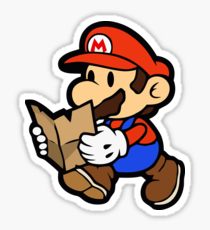 210x230 Super Paper Mario Drawing Stickers Redbubble - Paper Mario Drawing