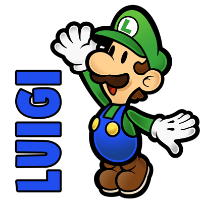 400x400 how to draw paper luigi from paper mario step - Paper Mario Drawing