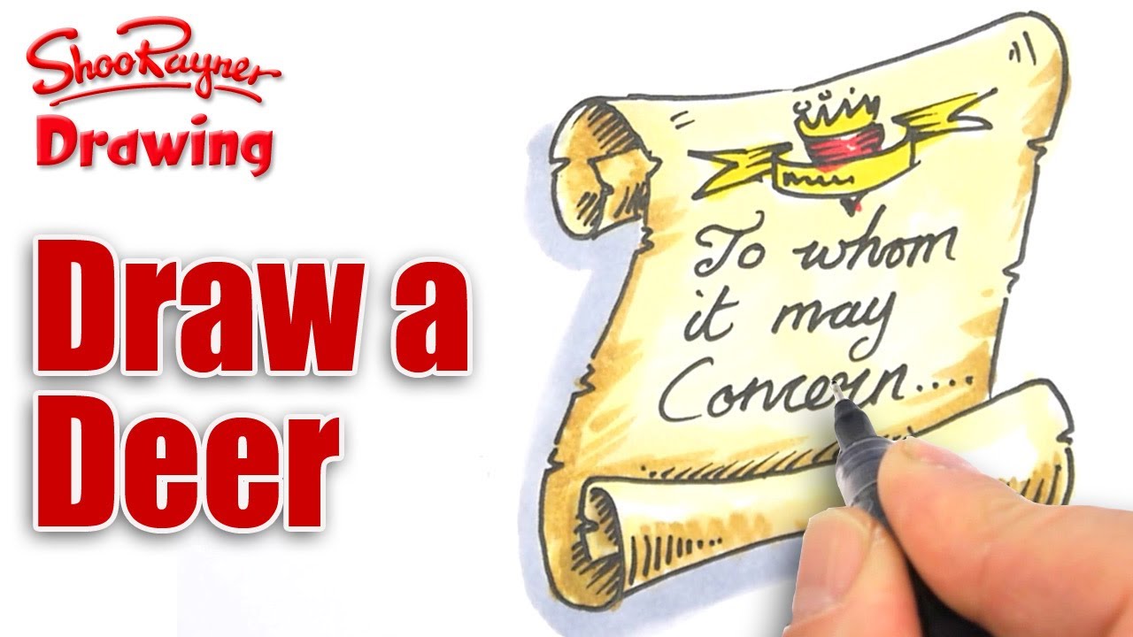 1280x720 how to draw an ancient scroll - Paper Scroll Drawing