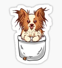 210x230 Papillon Drawing Stickers Redbubble - Papillon Drawing