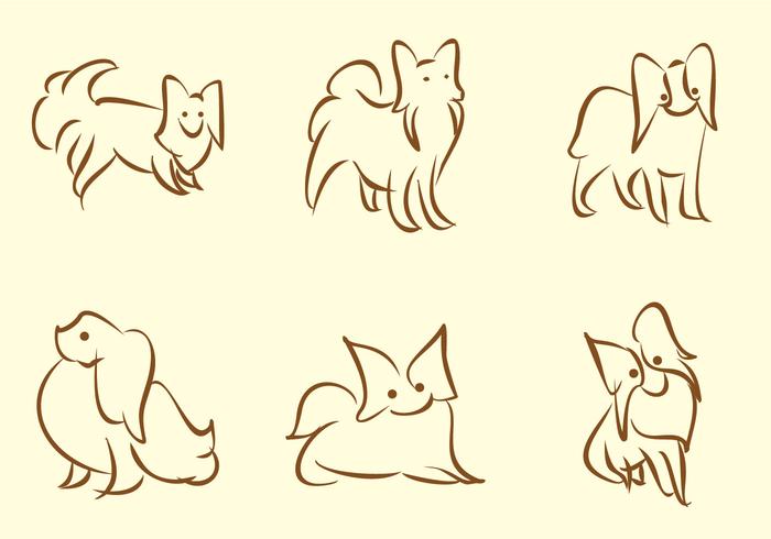 700x490 Papillon Vector - Papillon Drawing