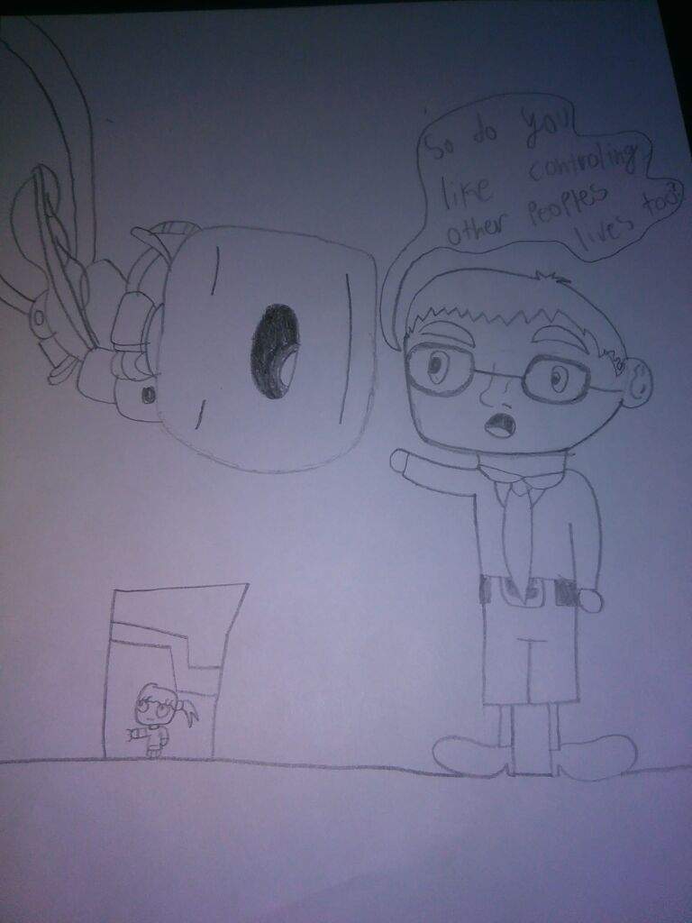 768x1024 my stanley parable portal crossover drawing crossover universe - Parable Drawing