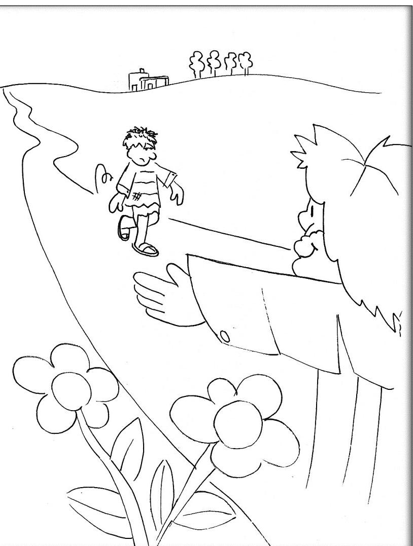 814x1077 prodigal son clipart parable throughout drawing pictures - Parable Drawing