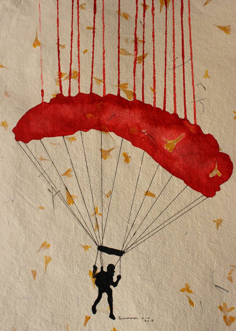 770x1078 parachute drawing - Parachute Drawing