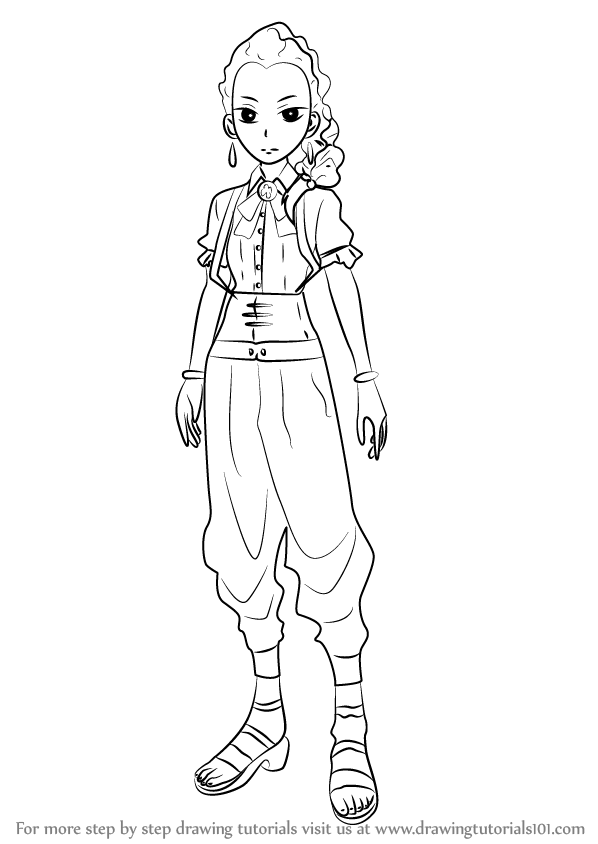 598x844 learn how to draw nona from death parade - Parade Drawing