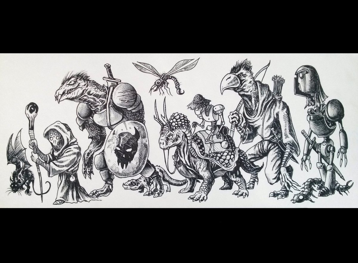 1200x881 sean bova on twitter creature parade! - Parade Drawing