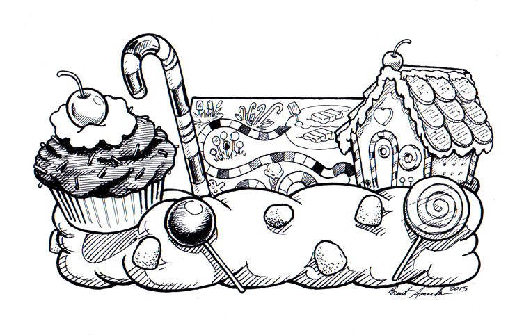 753x482 the brentoons blog maids of jubilee parade drawings - Parade Drawing