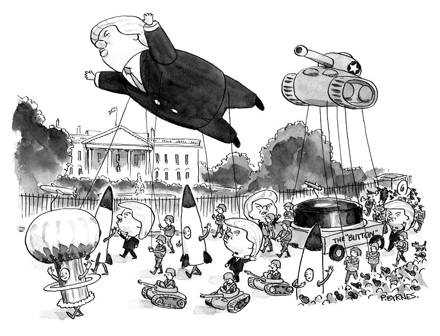 900x687 trump parade drawing - Parade Drawing