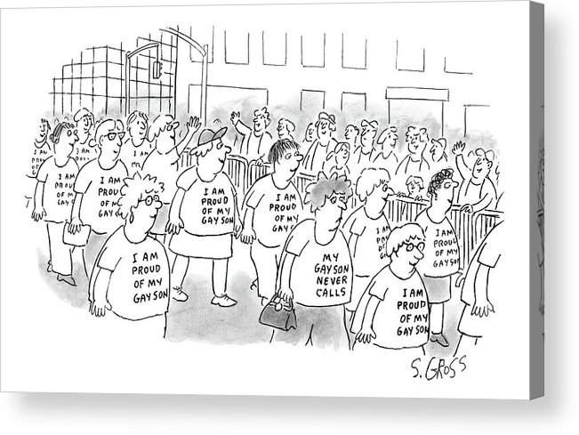 651x489 walking in a parade acrylic print - Parade Drawing