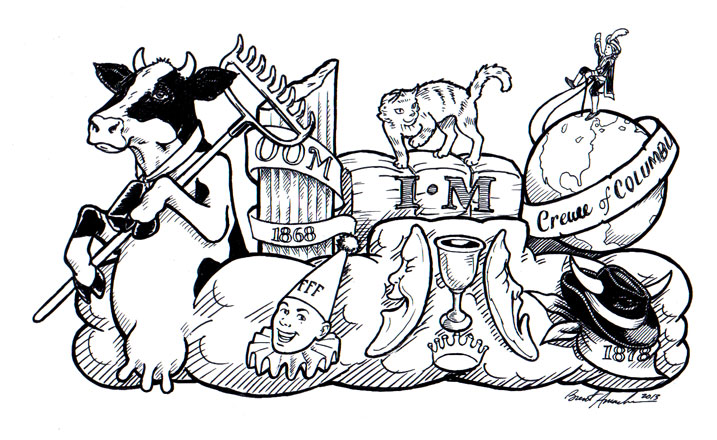 717x440 Candyland Drawing Parade Float For Free Download - Parade Float Drawing