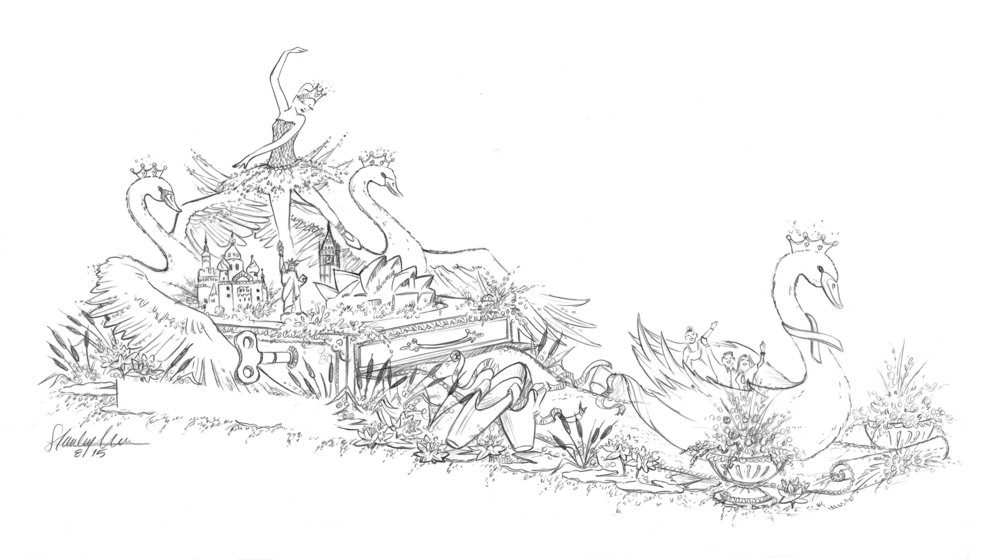 1000x560 Tournament Of Roses Parade Design With Fiesta Parade Floats - Parade Float Drawing