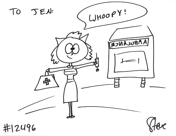 720x556 cat - Paramedic Drawing