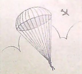 288x260 Parachute Drawing Body Art Tattoos, Tattoo Drawings, Love - Paratrooper Drawing