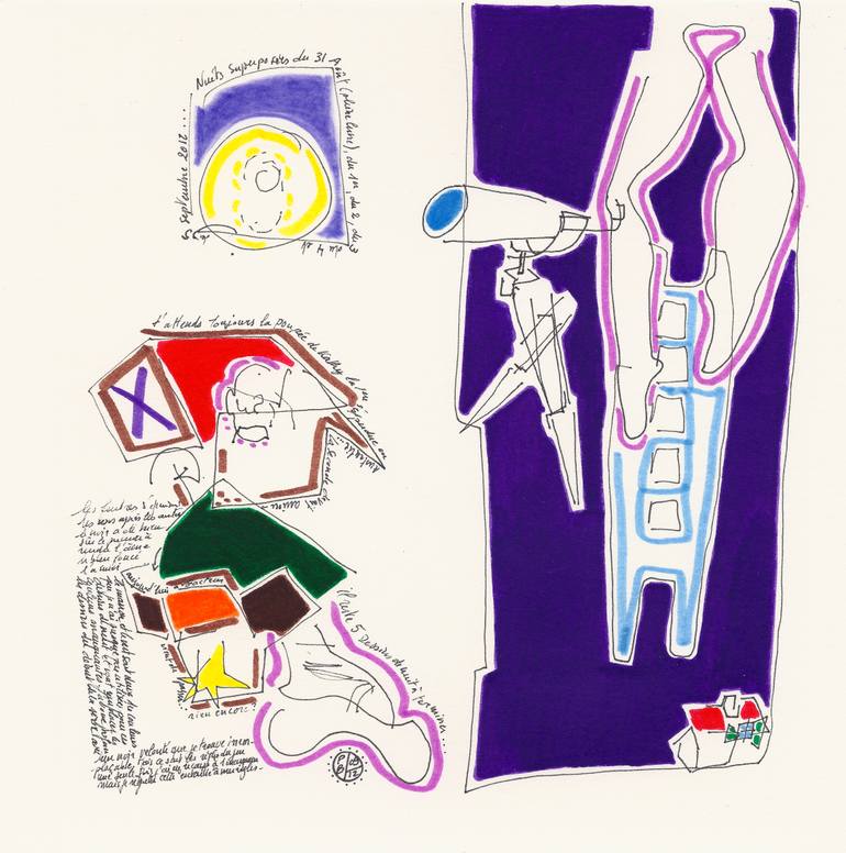 770x776 night nap drawings - Parcel Drawing