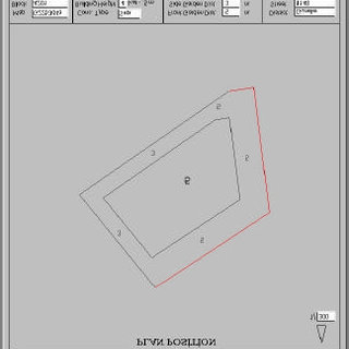 320x320 parcel drawing settlement for a given scale e = width - Parcel Drawing