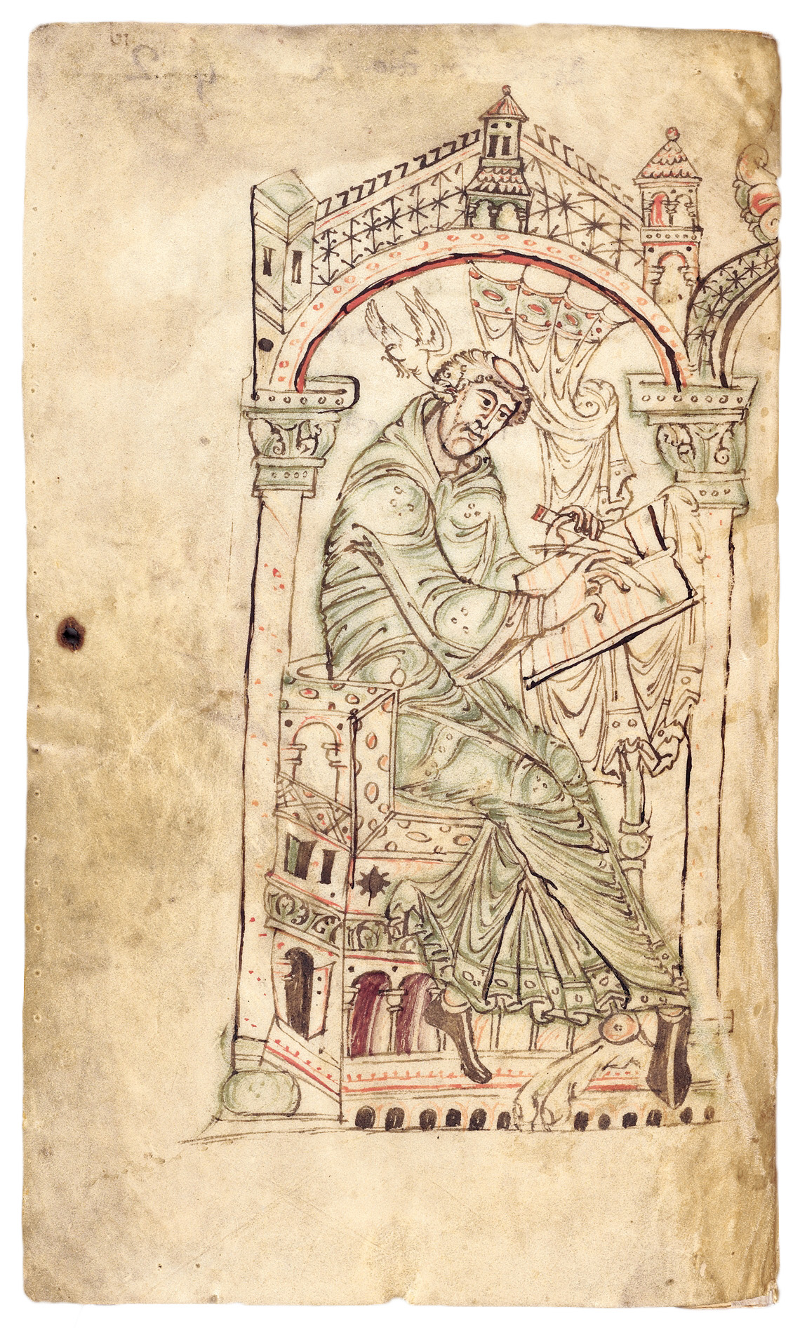 1140x1893 saint jerome pen and parchment drawing in the middle ages - Parchment Drawing