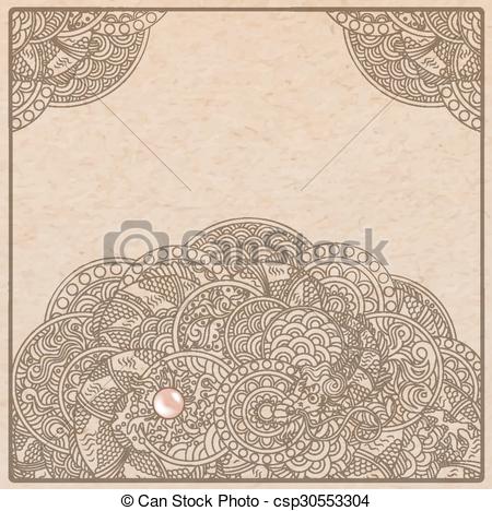 450x468 dragon parchment card vector illustration of authentic oriental - Parchment Paper Drawing