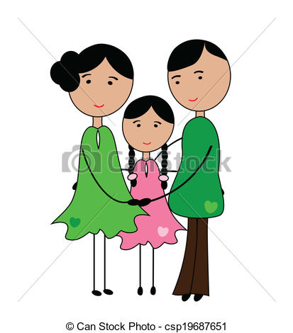 413x470 my family i love my parents happy family - Parents Drawing