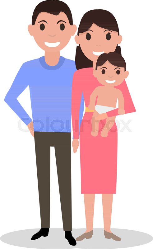 492x800 vector illustration of a cartoon dear stock vector colourbox - Parents Drawing