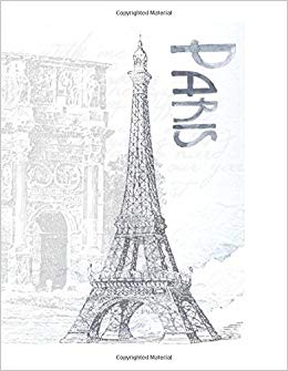 260x335 paris personal sketchbook with white blank pages sketch - Paris Black And White Drawing
