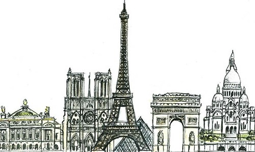 500x298 Paris Drawing Uploaded - Paris Drawing