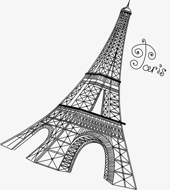650x726 paris drawing wallpaper - Paris Drawing Wallpaper