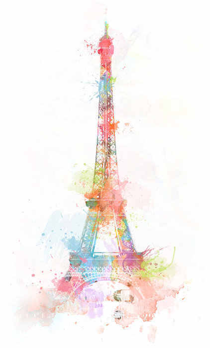 422x700 Drawing, Eiffel Tower, France, Illustration, Paris - Paris Eiffel Tower Drawing