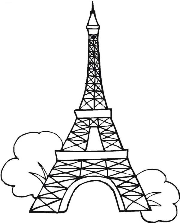 600x742 Paris Eiffel Tower Drawing Easy - Paris Eiffel Tower Drawing Easy