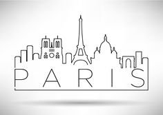 236x167 best paris skyline images tour eiffel, drawings, eiffel towers - Paris Skyline Drawing