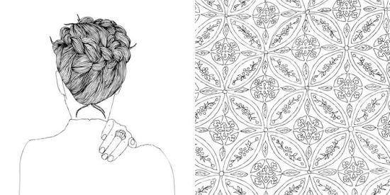 550x275 paris street style a coloring book - Paris Street Drawing