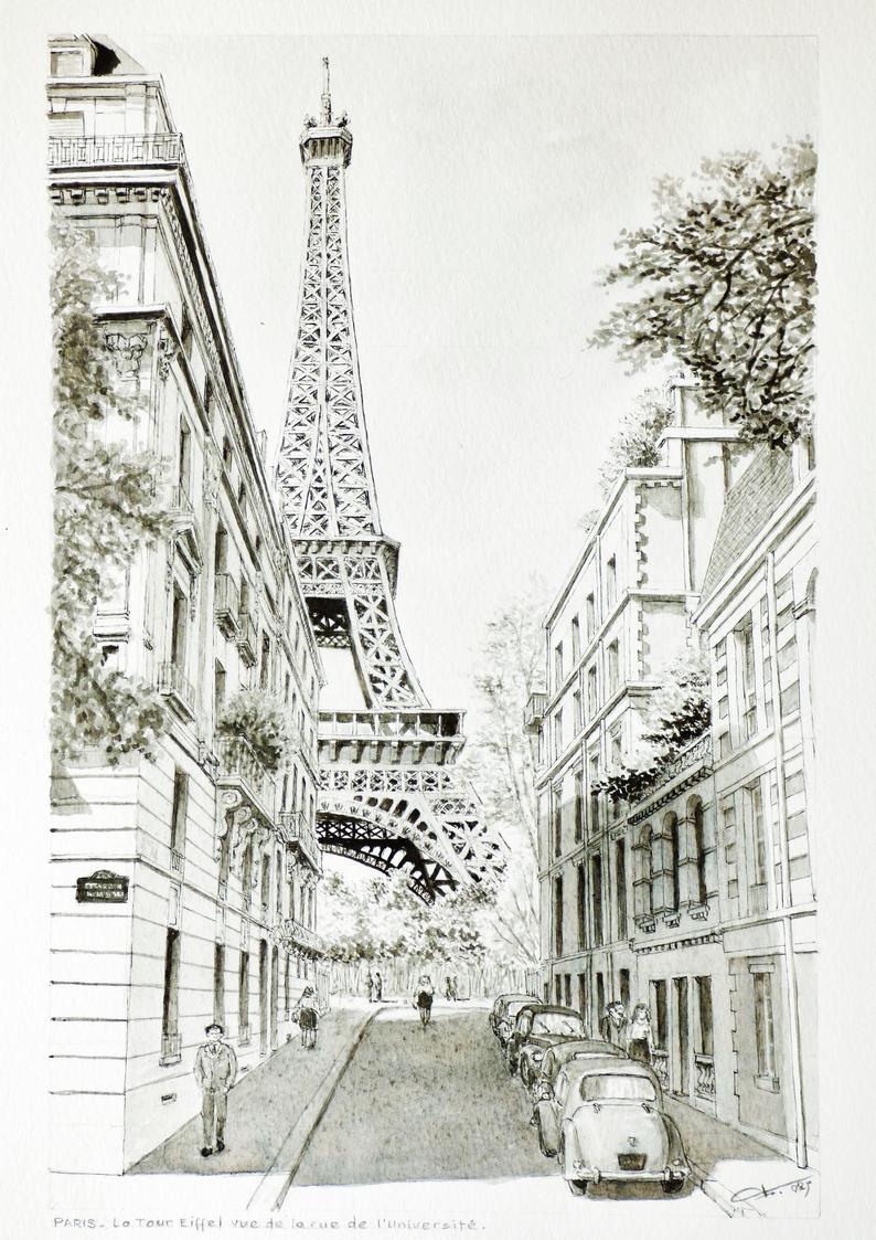 Paris Street Drawing at Explore collection of