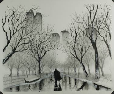 375x309 central park drawing - Park Drawing