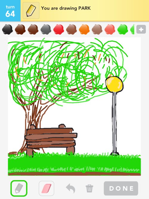 500x667 park drawings - Park Drawing