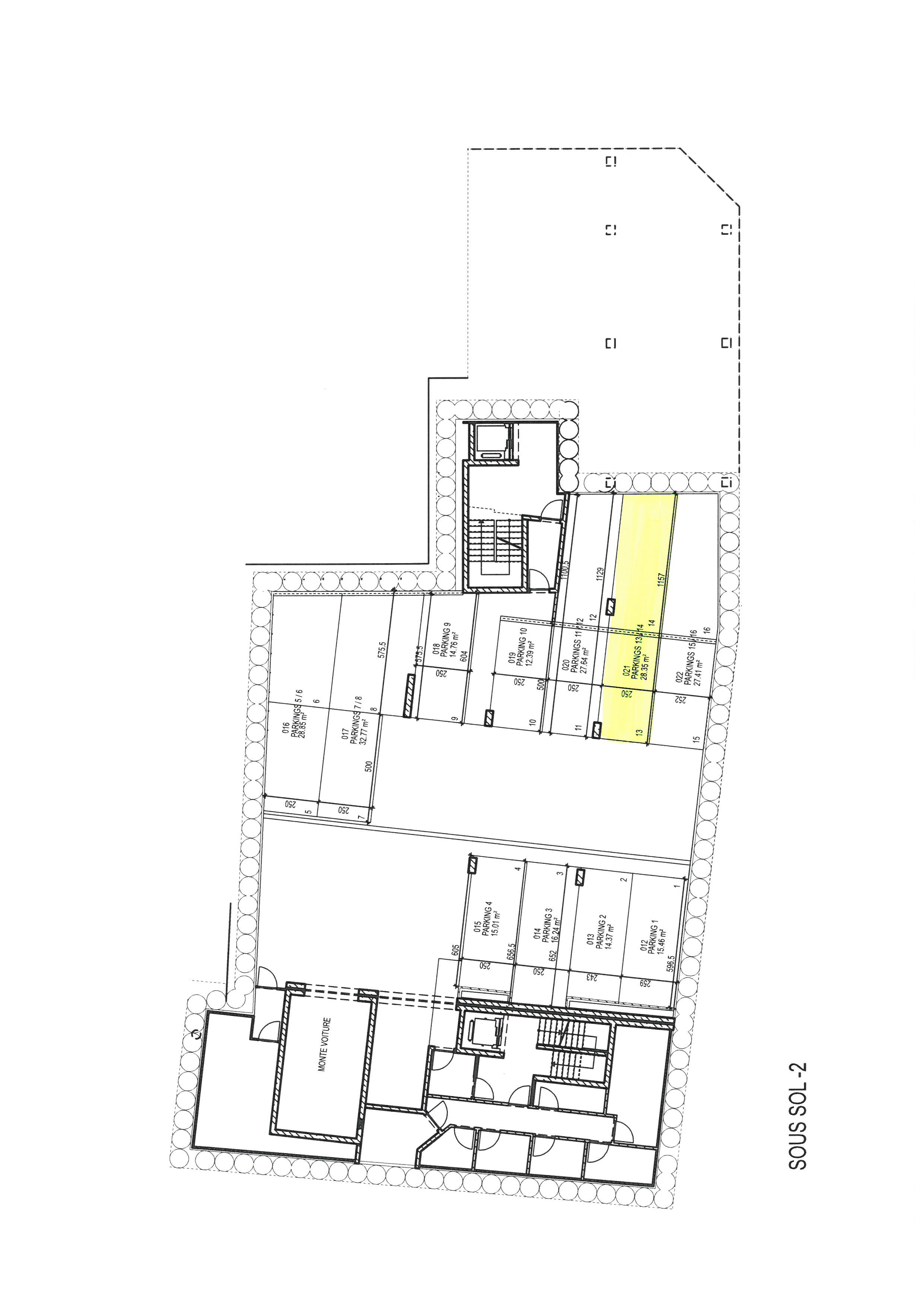 2480x3507 Parking Space Lot Immo Conseil - Parking Space Drawing