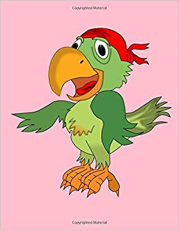 260x335 parrot sketchbook parrot bordered sketchbook for kids - Parrot Drawing Pictures