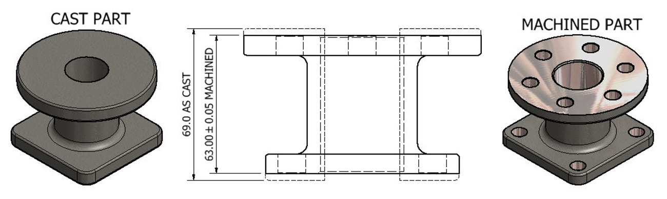 1300x389 inventor - Part Drawing