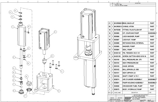 536x347 What Is An Assembly Drawing - Part Drawing