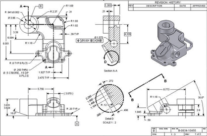 cad part drawings