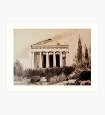 210x230 Parthenon Drawing Art Prints Redbubble - Parthenon Drawing